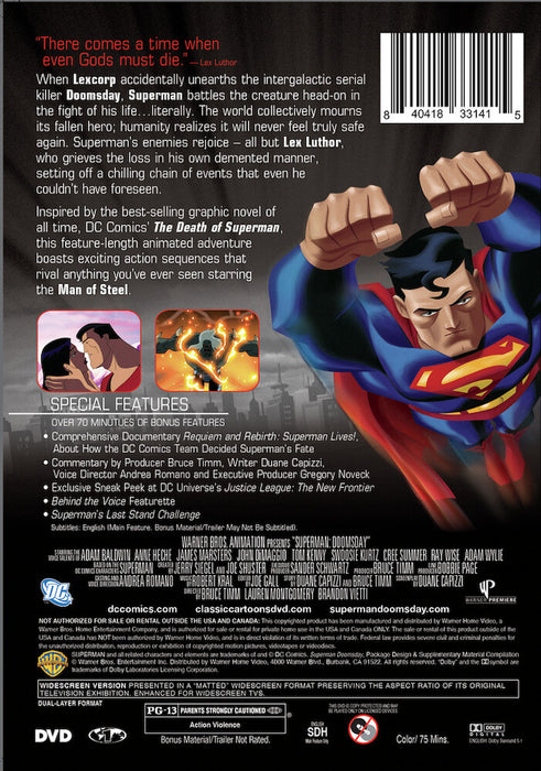 DCU: Superman Doomsday (MOD) (DVD MOVIE) image 2