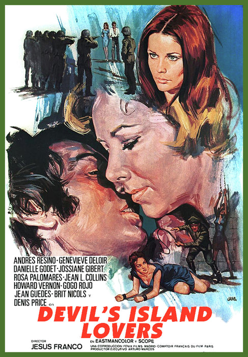 DEVIL'S ISLAND LOVERS ( aka Quartier de femmes) (MOD) (DVD Movie) - movie cover art