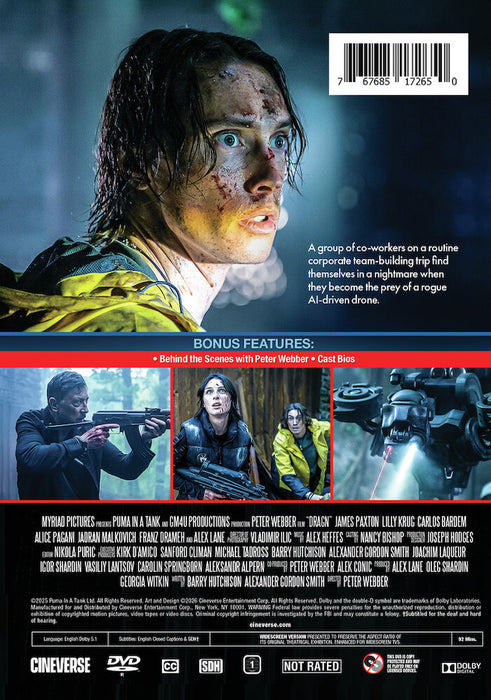 DRAGN (MOD) (DVD Movie) - back cover art