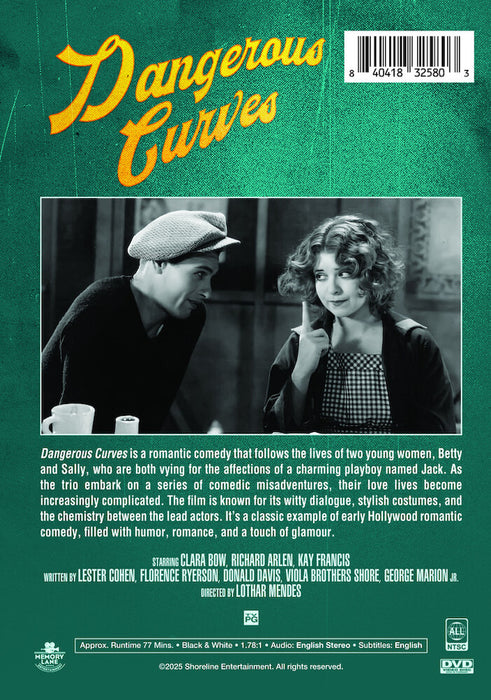 Dangerous Curves (MOD) (DVD Movie) - back cover art