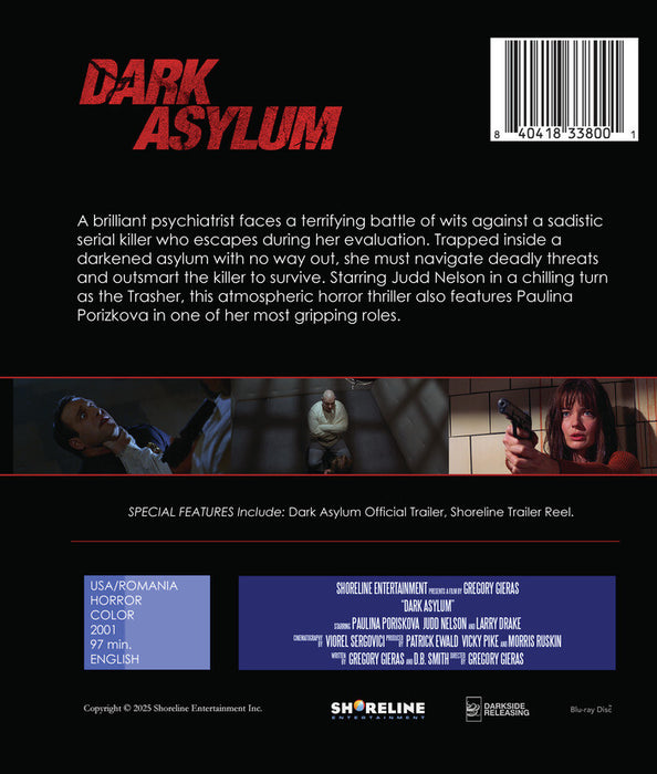 Dark Asylum (MOD) (BluRay Movie) - back cover art