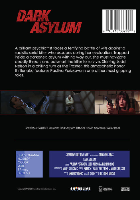 Dark Asylum (MOD) (DVD Movie) - back cover art