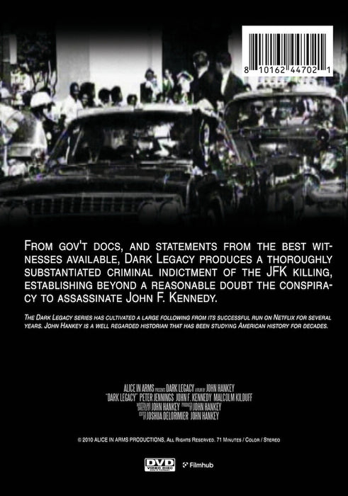Dark Legacy (MOD) (DVD Movie) - back cover art