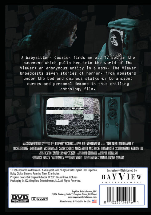 Dark Tales from Channel X (MOD) (DVD Movie) - back cover art