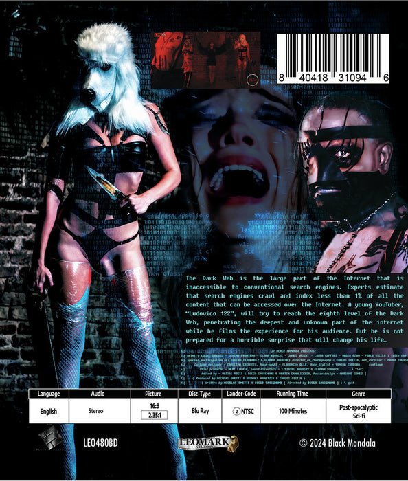 Dark Web (MOD) (BluRay Movie) - back cover art