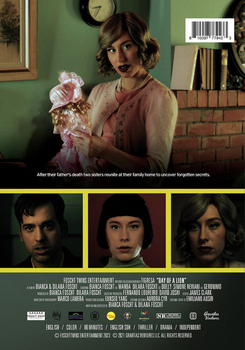 Day of a Lion (MOD) (DVD Movie) - back cover art