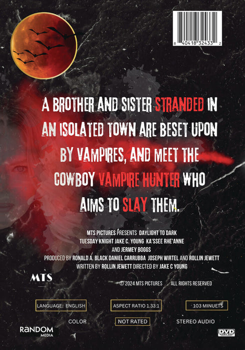 Daylight to Dark (MOD) (DVD Movie) - back cover art