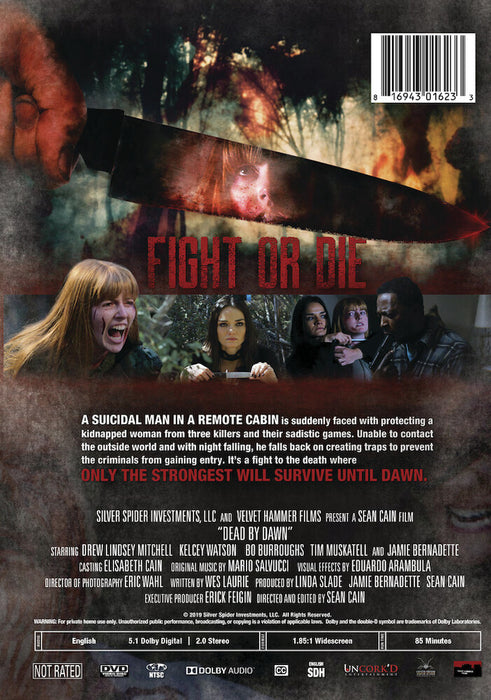 Dead By Dawn (MOD) (DVD Movie) - back cover art