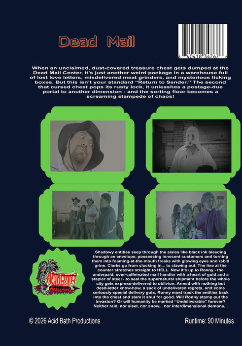 Dead Mail (MOD) (DVD Movie) - back cover art