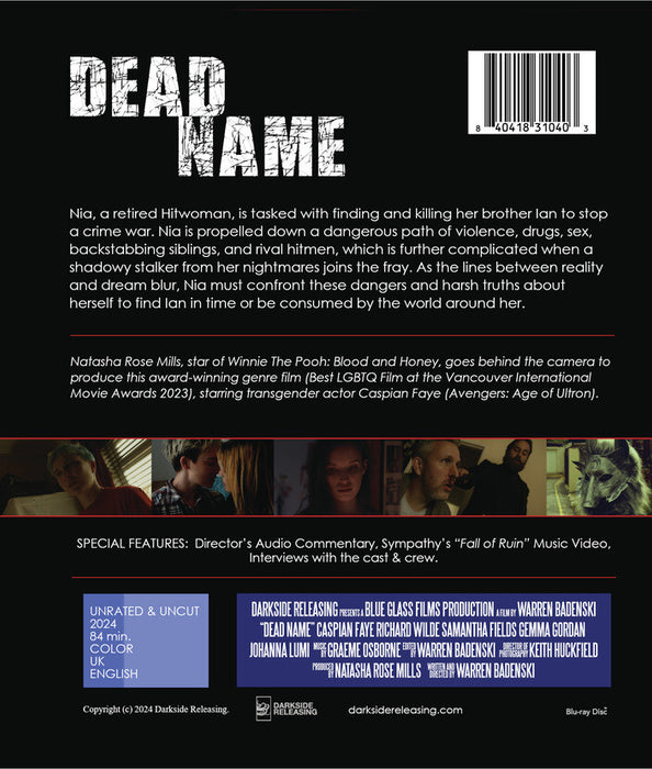 Dead Name (MOD) (BluRay Movie) - back cover art
