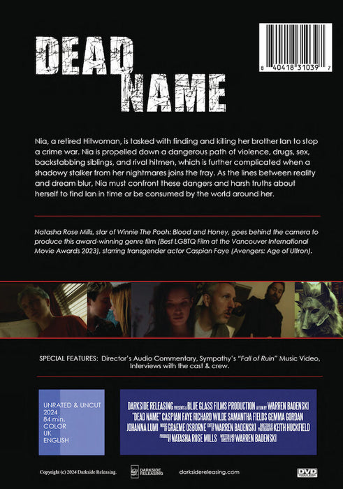 Dead Name (MOD) (DVD Movie) - back cover art