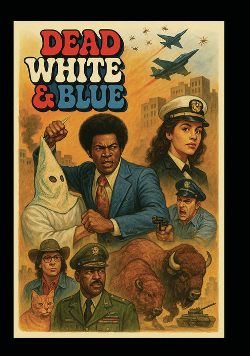 Dead White and Blue (MOD) (BluRay Movie) - movie cover art