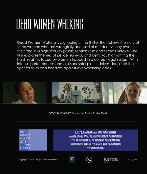 Dead Woman Walking (MOD) (BluRay Movie) - back cover art