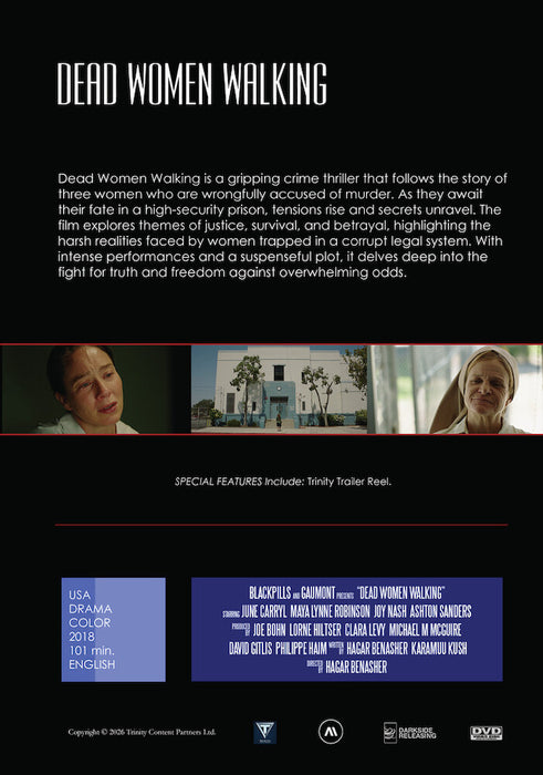 Dead Woman Walking (MOD) (DVD Movie) - back cover art