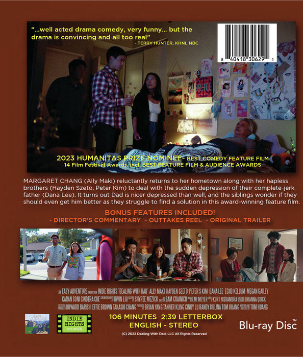 Dealing With Dad (MOD) (BluRay Movie) - back cover art
