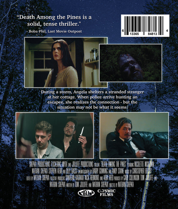Death Among the Pines (MOD) (BluRay Movie) - back cover art
