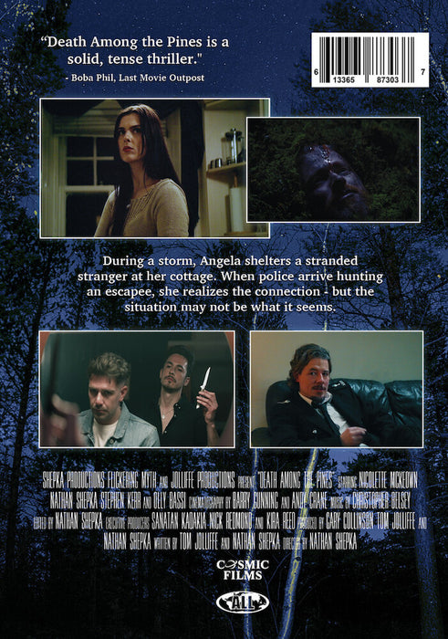 Death Among the Pines (MOD) (DVD Movie) - back cover art