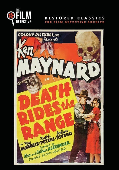 Death Rides the Range (The Film Detective Restored Version) (MOD) (DVD Movie) - movie cover art