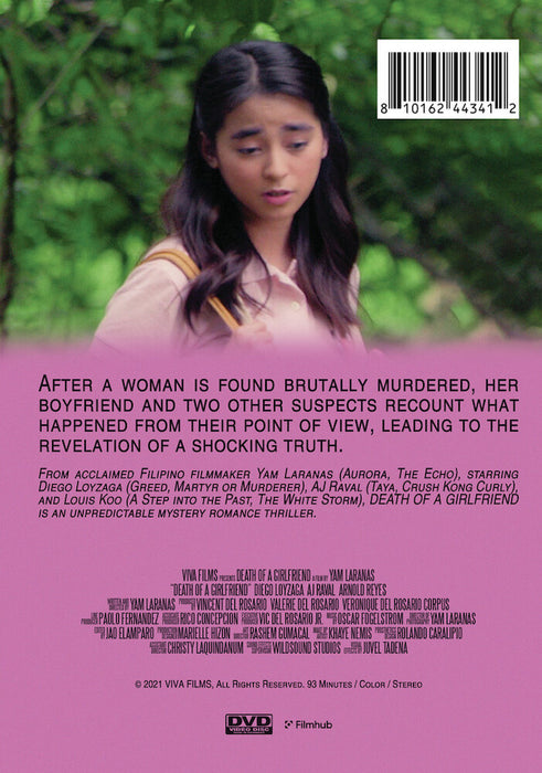 Death of a Girlfriend (MOD) (DVD Movie) - back cover art