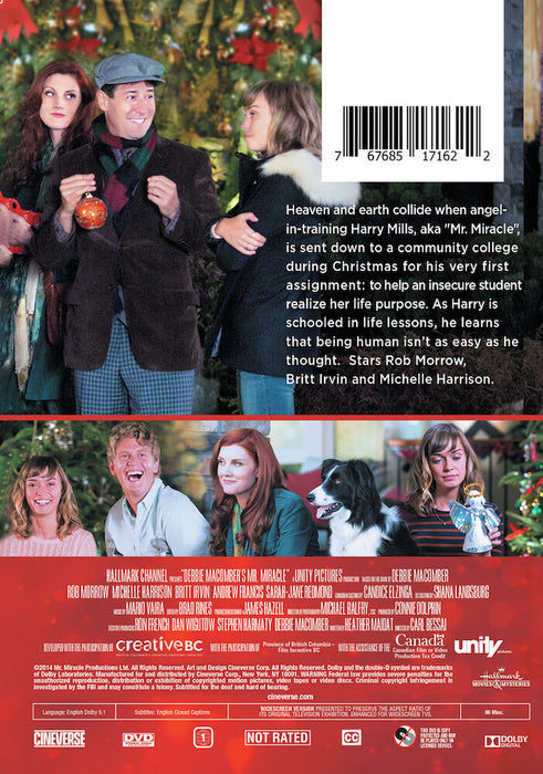 Debbie Macomber's Mr. Miracle (MOD) (DVD Movie) - back cover art