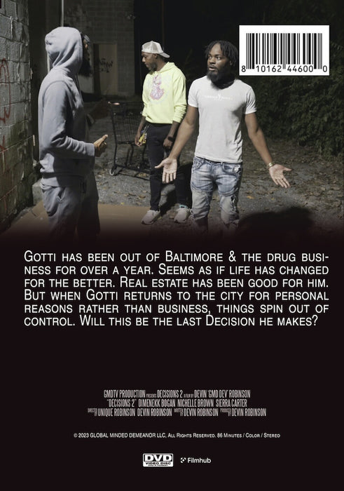 Decisions 2 (MOD) (DVD Movie) - back cover art