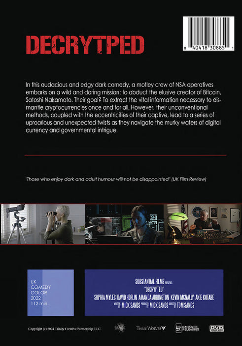 Decrypted (MOD) (DVD Movie) - back cover art