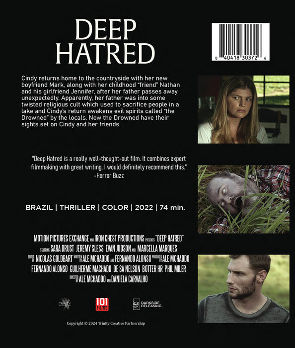 Deep Hatred (MOD) (BluRay Movie) - back cover art