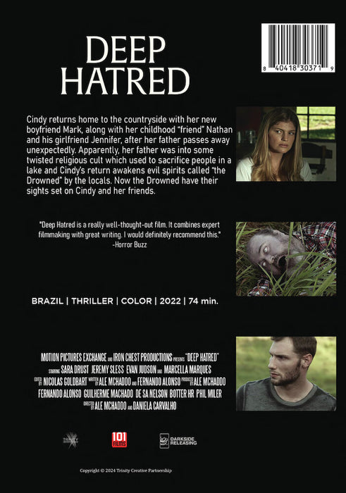 Deep Hatred (MOD) (DVD Movie) - back cover art