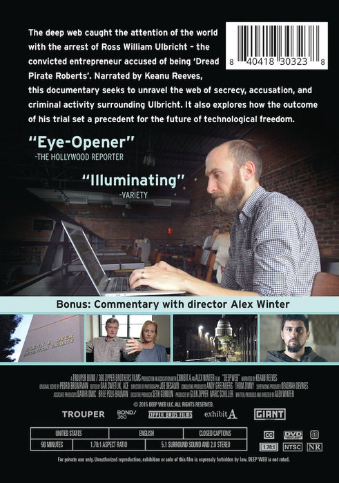 Deep Web (MOD) (DVD Movie) - back cover art
