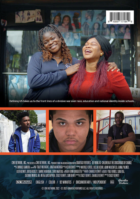 Defining US (MOD) (DVD Movie) - back cover art