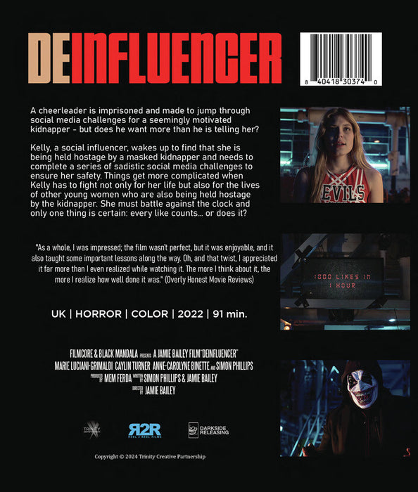 Deinfluencer (MOD) (BluRay Movie) - back cover art