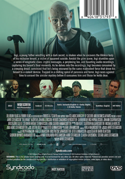 Delirium (MOD) (DVD Movie) - back cover art