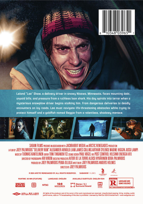 Delivery Run (MOD) (DVD Movie) - back cover art
