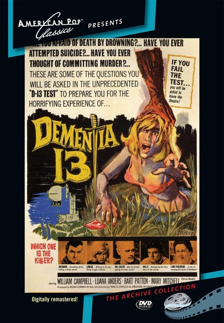 Dementia 13 (MOD) (DVD Movie) - movie cover art
