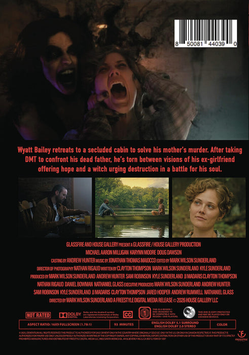 Dementium (MOD) (DVD Movie) - back cover art
