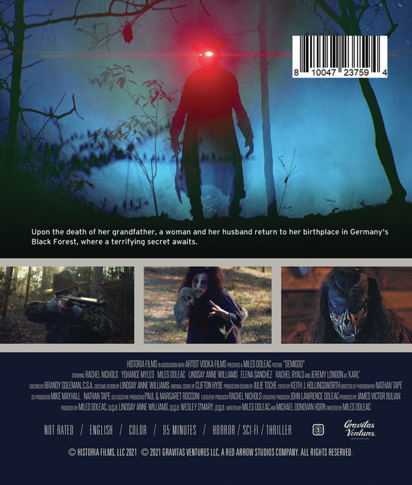 Demigod (MOD) (BluRay Movie) - back cover art