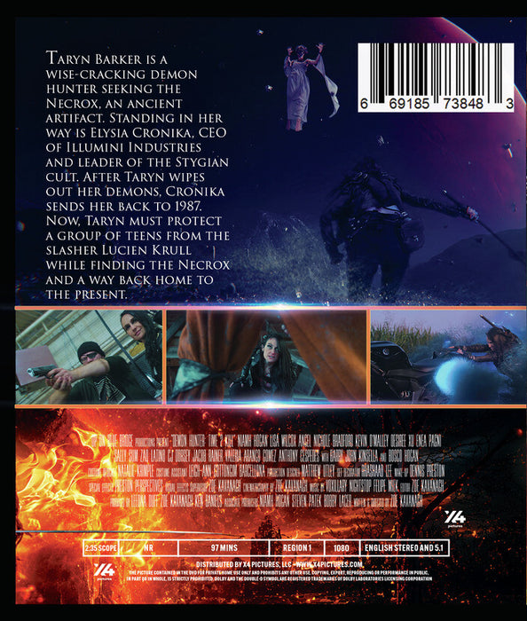 Demon Hunter: Time 2 Kill (MOD) (BluRay Movie) - back cover art