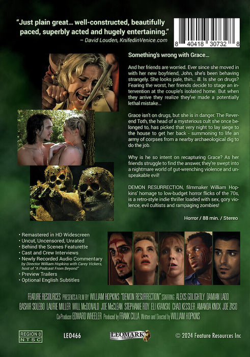 Demon Resurrection (MOD) (DVD Movie) - back cover art