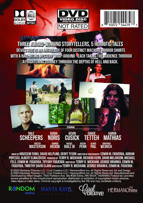 Devil's Five (MOD) (DVD Movie) - back cover art