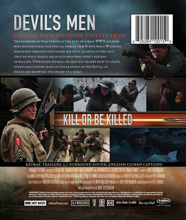 Devil's Men (MOD) (BluRay Movie) - back cover art