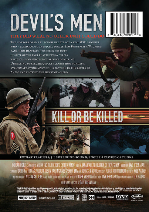 Devil's Men (MOD) (DVD Movie) - back cover art