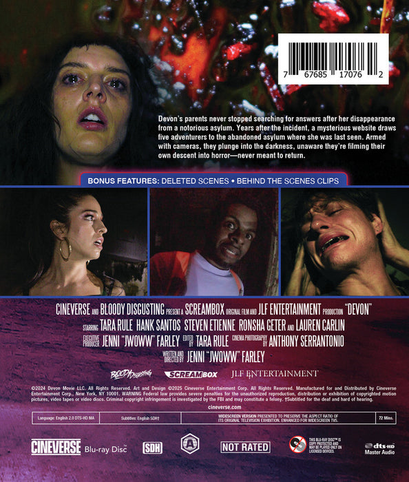 Devon (MOD) (BluRay Movie) - back cover art