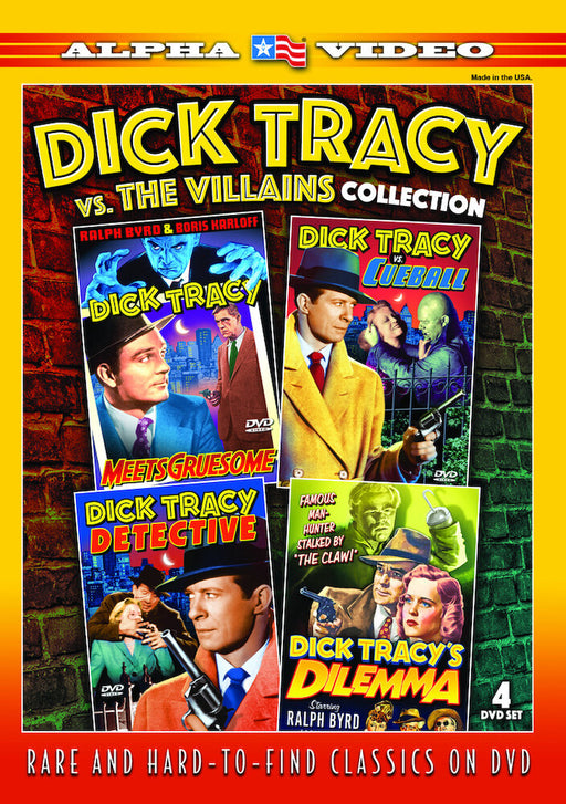 Dick Tracy Vs. The Villains Collection (MOD) (DVD MOVIE) - movie cover art