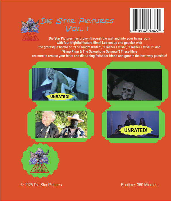 Die Star Pictures Vol. 1 (MOD) (BluRay Movie) - back cover art