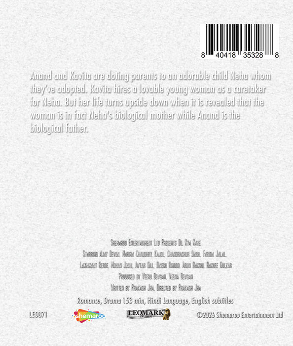 Dil Kya Kare (MOD) (BluRay Movie) - back cover art