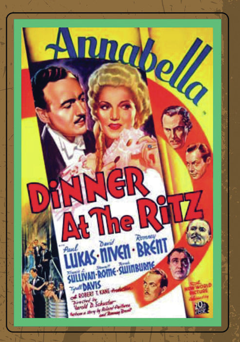 Dinner At The Ritz (MOD) (DVD Movie) - movie cover art