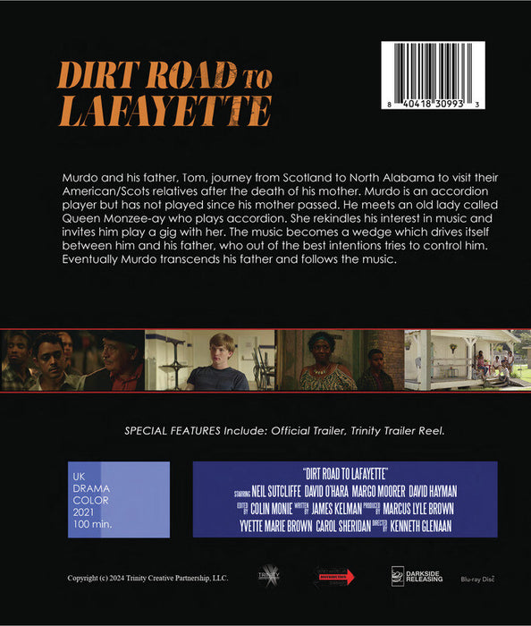 Dirt Road to Lafayette (MOD) (BluRay Movie) - back cover art
