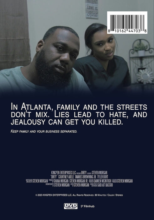Dirty (MOD) (DVD Movie) - back cover art