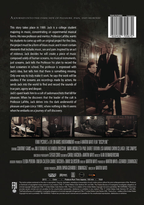 Discipline (MOD) (DVD Movie) - back cover art