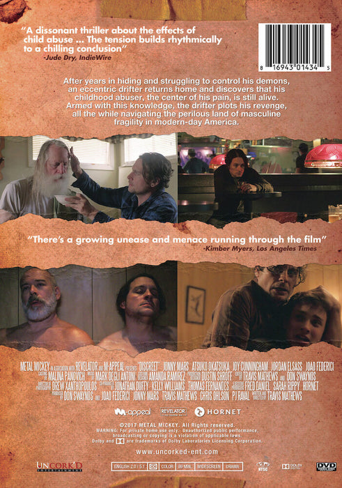 Discreet (MOD) (DVD Movie) - back cover art